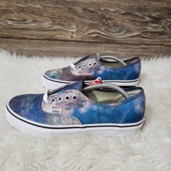 New Vans Authentic Moma Womens Sneakers Size 6.5 DEADSTOCK Artsy Watercolor Boho - Picture 5 of 8